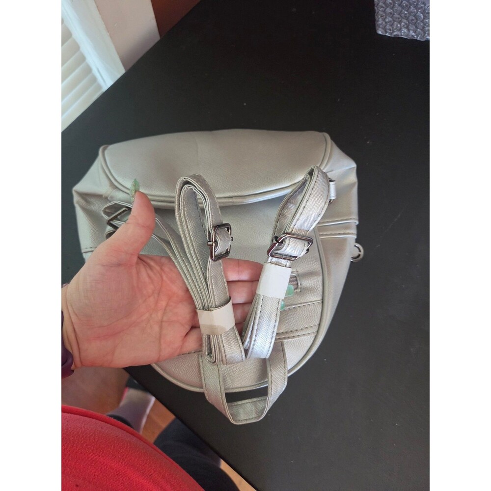 Silver Mini Backpack - Picture 2 of 3